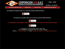 Tablet Screenshot of corporaciongiva.com